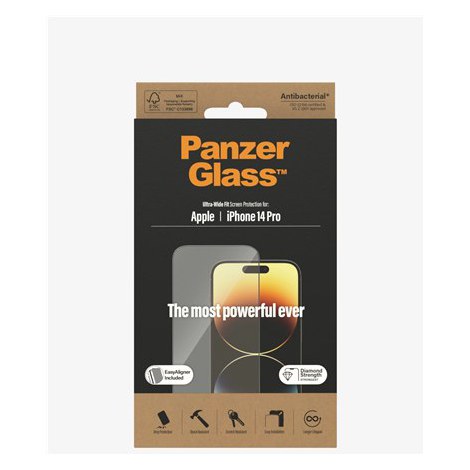 PanzerGlass | Screen protector - glass | Apple iPhone 14 Pro | Glass | Black | Transparent - 5